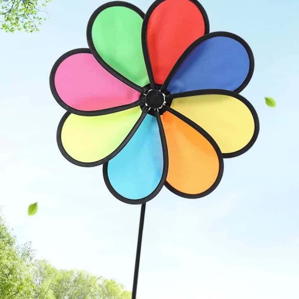 플라워 바람개비 2p세트 58cm 꽃팔랑개비 대형바람개비 : 레이크몰스토어