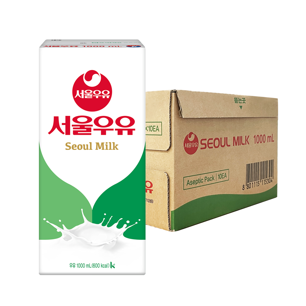 서울우유 멸균우유 1L 10개 : 주식회사 프로지스