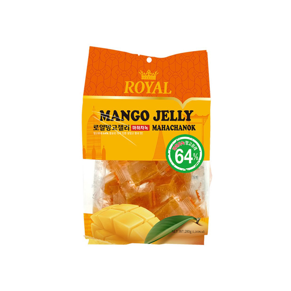 로얄망고젤리 마하차녹 디저트간식 260g x 15개 : 트렌디푸드샵