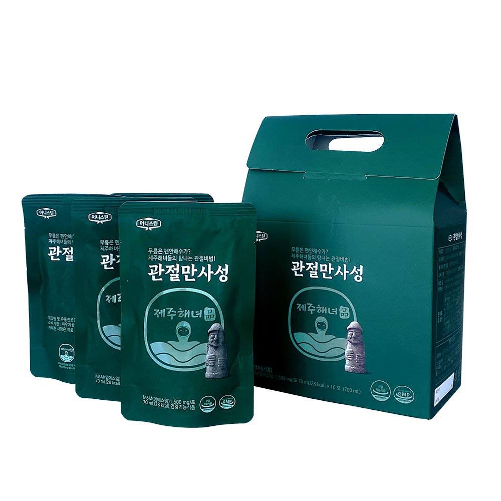 관절만사성 MSM(엠에스엠) 1,500mg 함유 관절여양제 관절건강 10포, 3개 : 헬씨닷컴