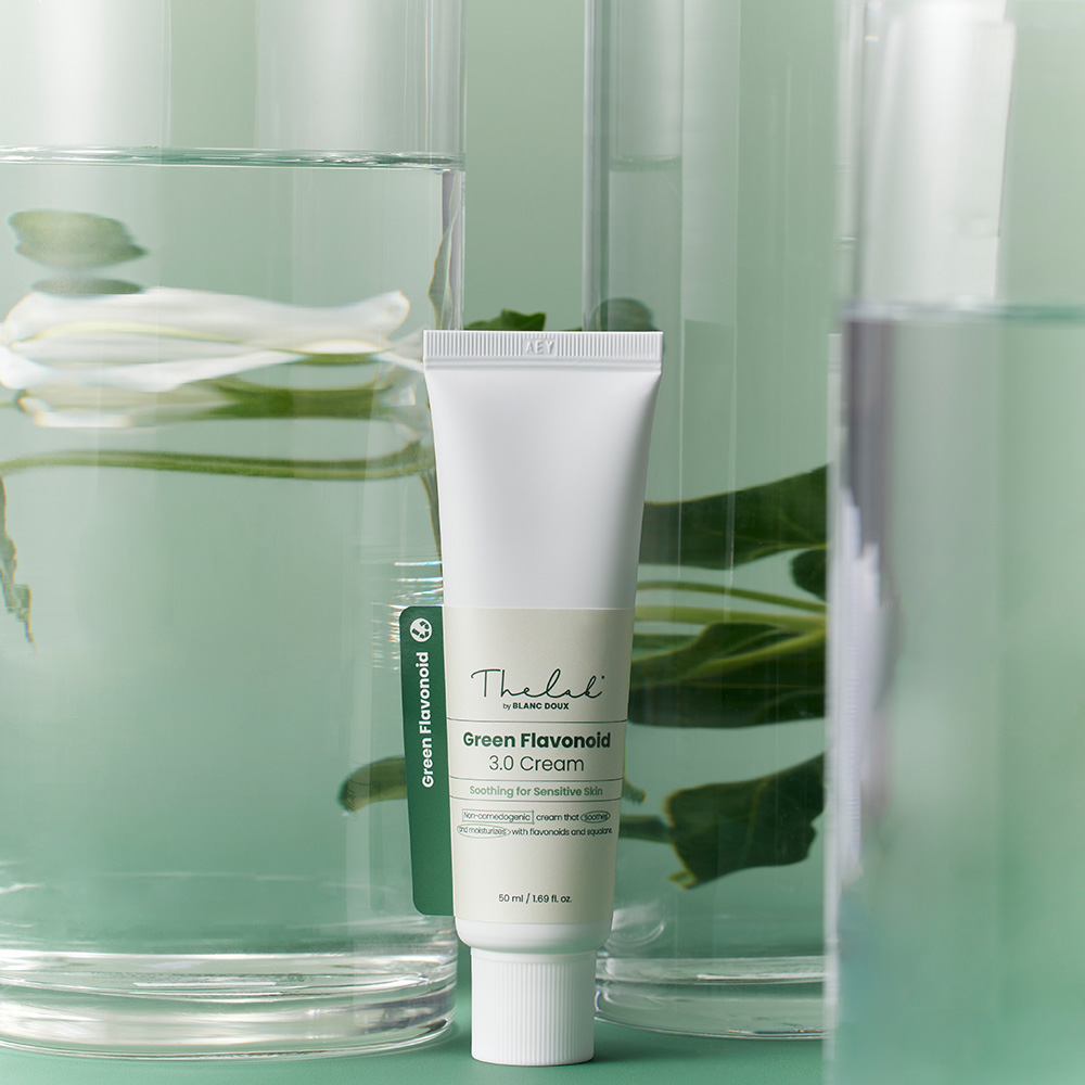 [2종세트] 더랩바이블랑두 그린 플라 크림 50ml+패드 90매 : 더랩바이블랑두