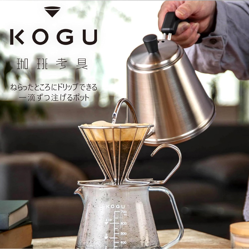 일본제 KOGU 커피 드립 포트 pro 700ml : 네모사