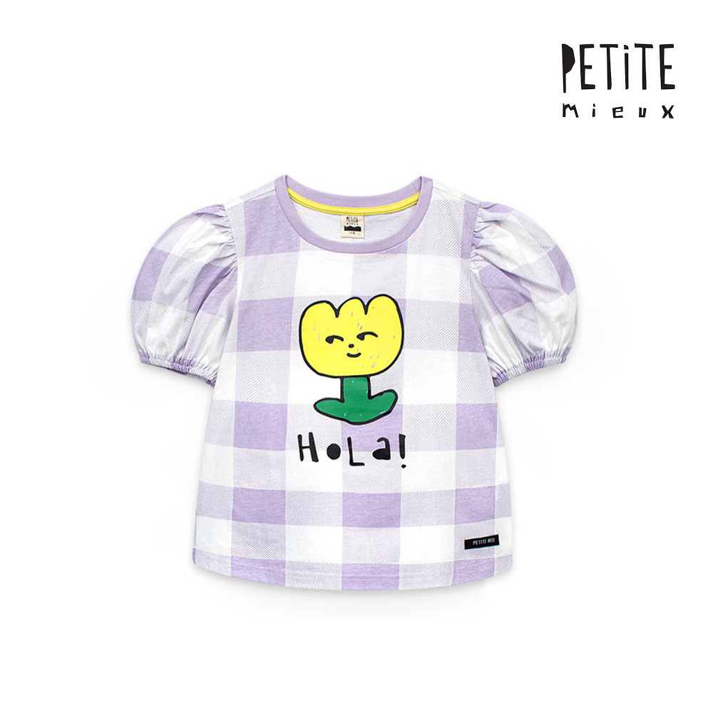 [쁘띠뮤] 튤립퍼프티셔츠(FMEBT52_PP) : Tp-shop