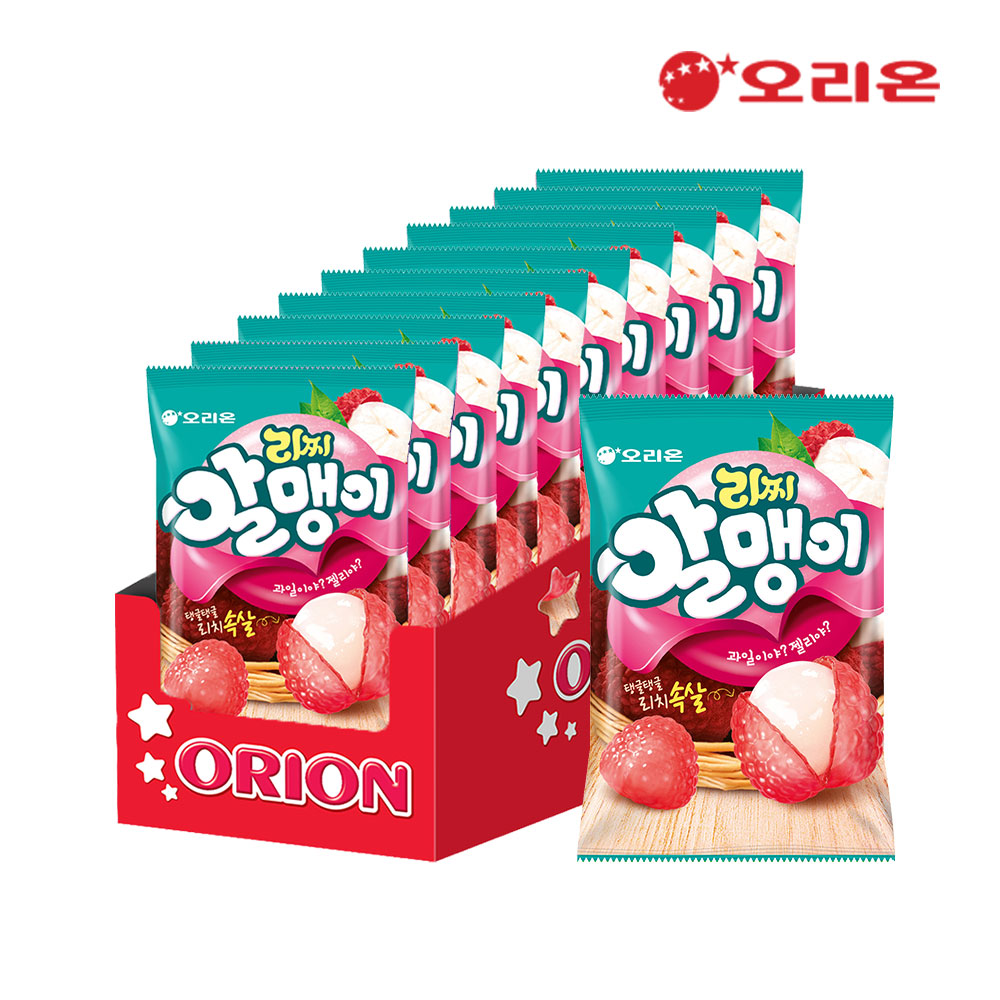 오리온 리찌알맹이(67g) x 10개 : oneline20