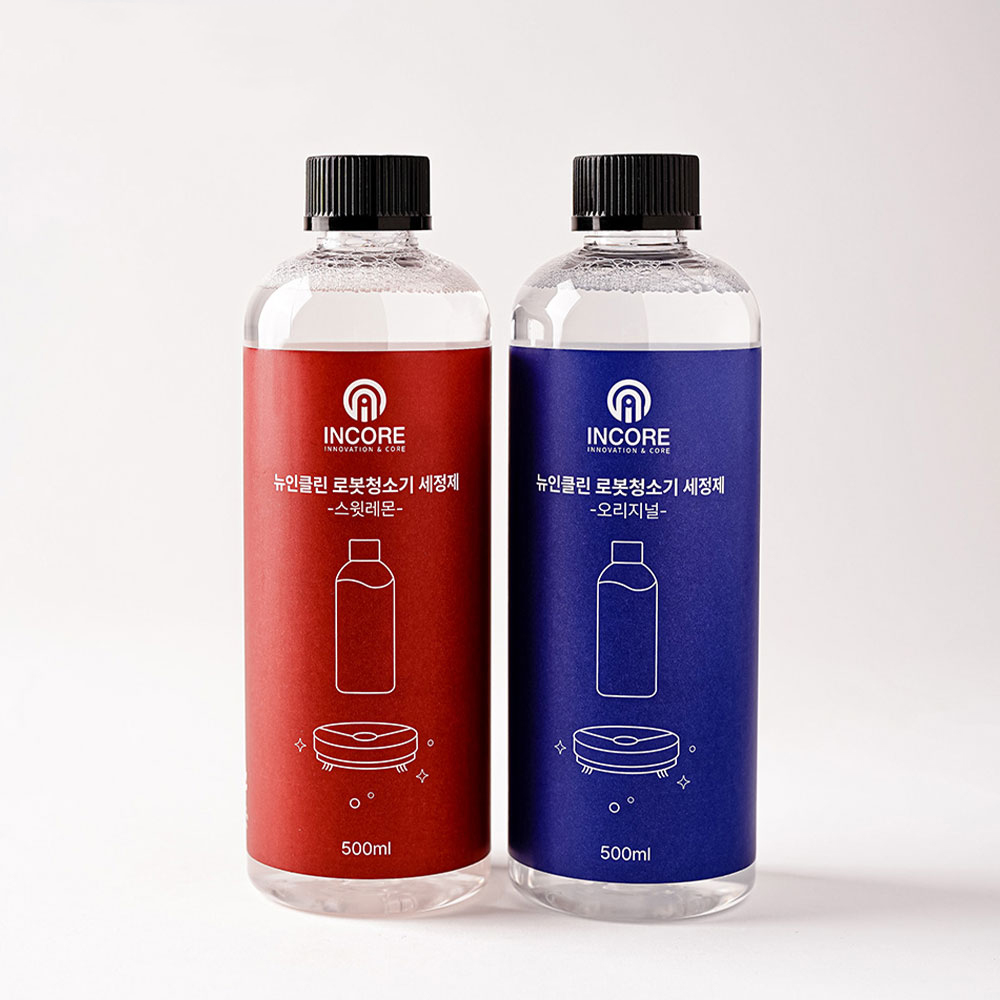 뉴인클린 로봇청소기 세제 세정제 바닥청소 걸레세제 물걸레청소 : 뉴인코어