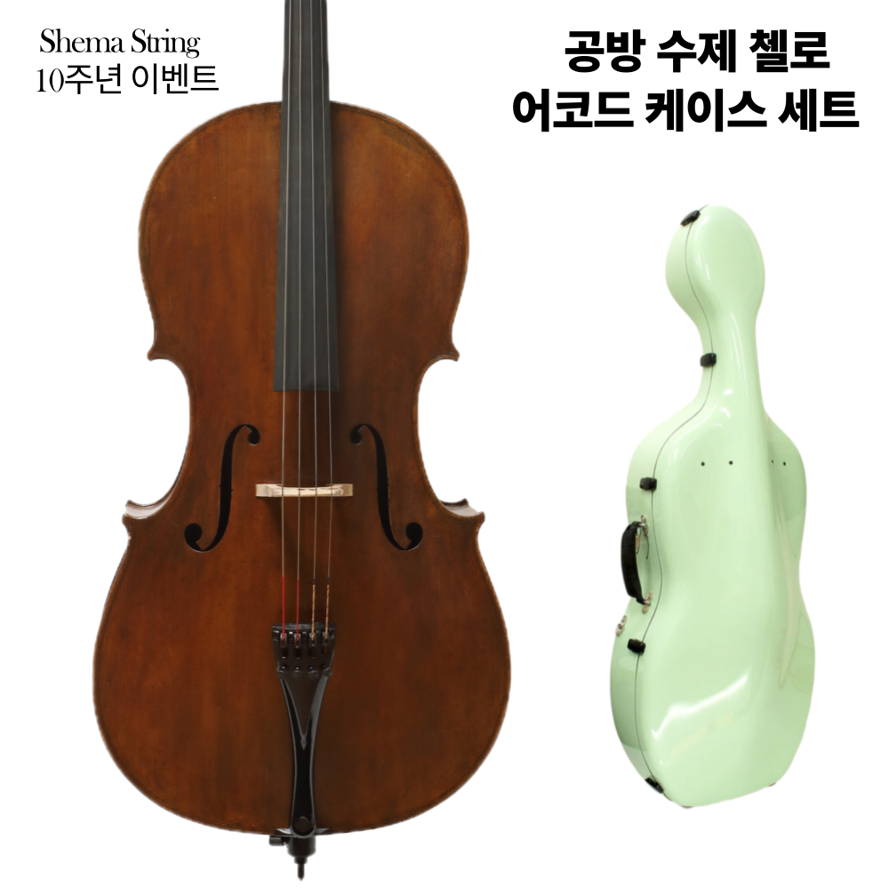 공방 수제 첼로, 어코드 케이스 특별 구성 1대 [Vc- M - SHEMAstring] : 쉐마스트링