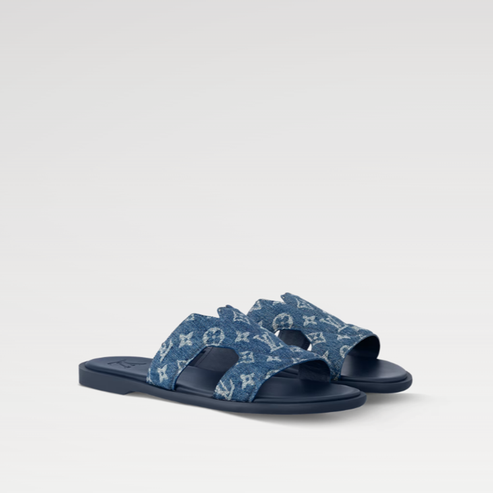 루이비통 오아시스 모노그램 뮬 샌들 데님 블루 - Louis vuitton LV Oasis Mule 25SS 1AC69V : 글램루트