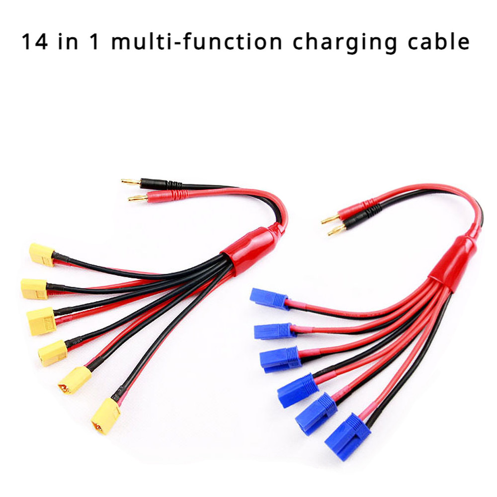 항공기 모델 어댑터 바나나 플러그 XT60 EC5 JST 헤드 RC 자동차 드론 배터리 케이블 0mm 로트당 Type D 1 PCS : 귤빠숑해