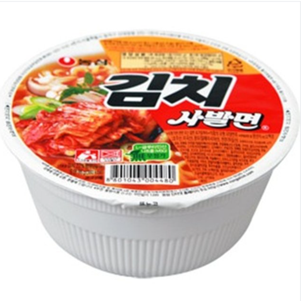 농심김치사발면 김치 사발면 86g, 20개 : LIGHT HOUSE