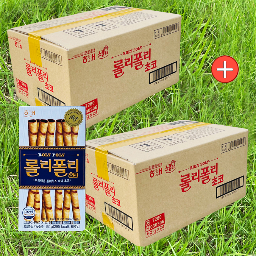해태 롤리폴리 62g 24개 2박스 : 슬기로운행복마트