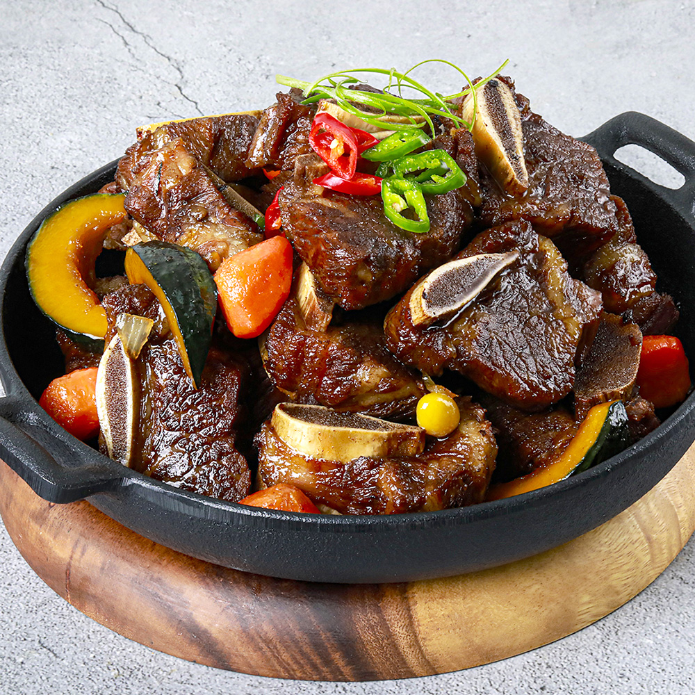 소갈비 찜용 지방제거 초이스 등급 소고기 찜갈비 1kg 2kg : 에프넘버원