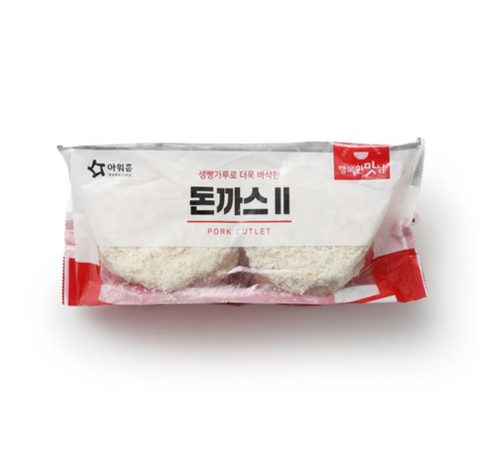 아워홈 행복한맛남 실속돈까스 1.2kg(120gX10개입) : 한걸음식