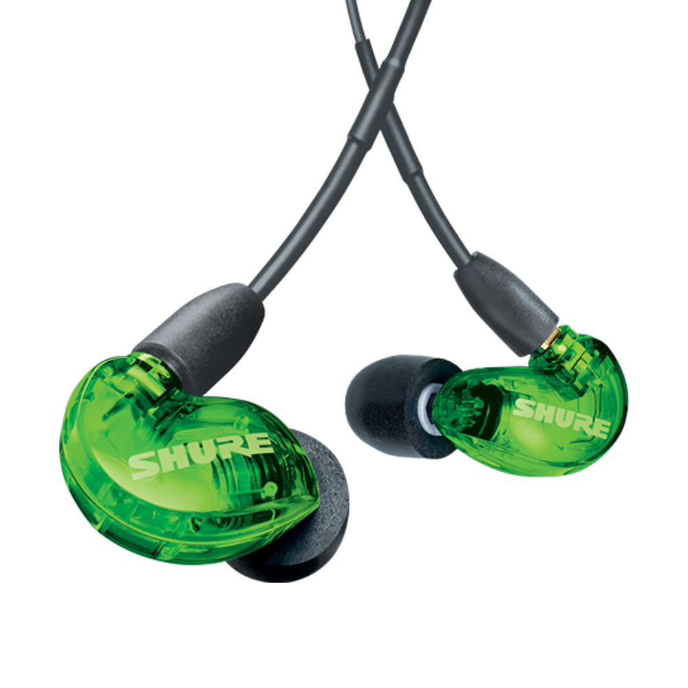 SHURE SE215 슈어 인이어 이어폰 그린 : 이어폰샵