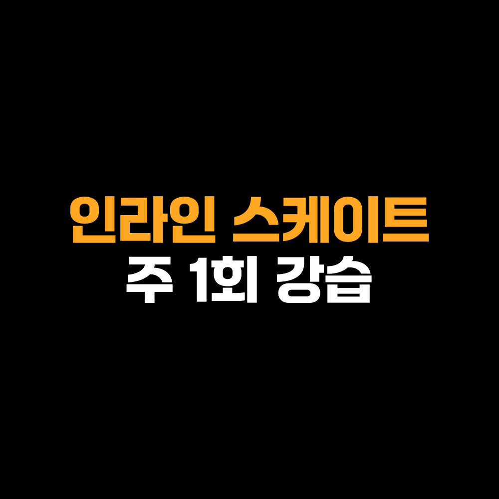 인라인 스케이트 주1회 : 주식회사 크로스오버짐