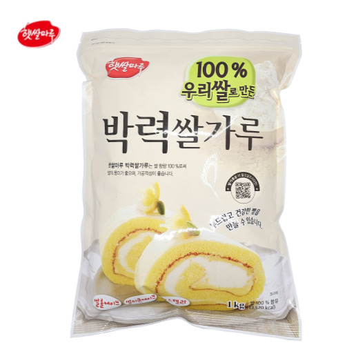 대두식품 골드 박력쌀가루 1kg 햇쌀마루 국산 쌀 베이킹 : 홈베이킹레시피