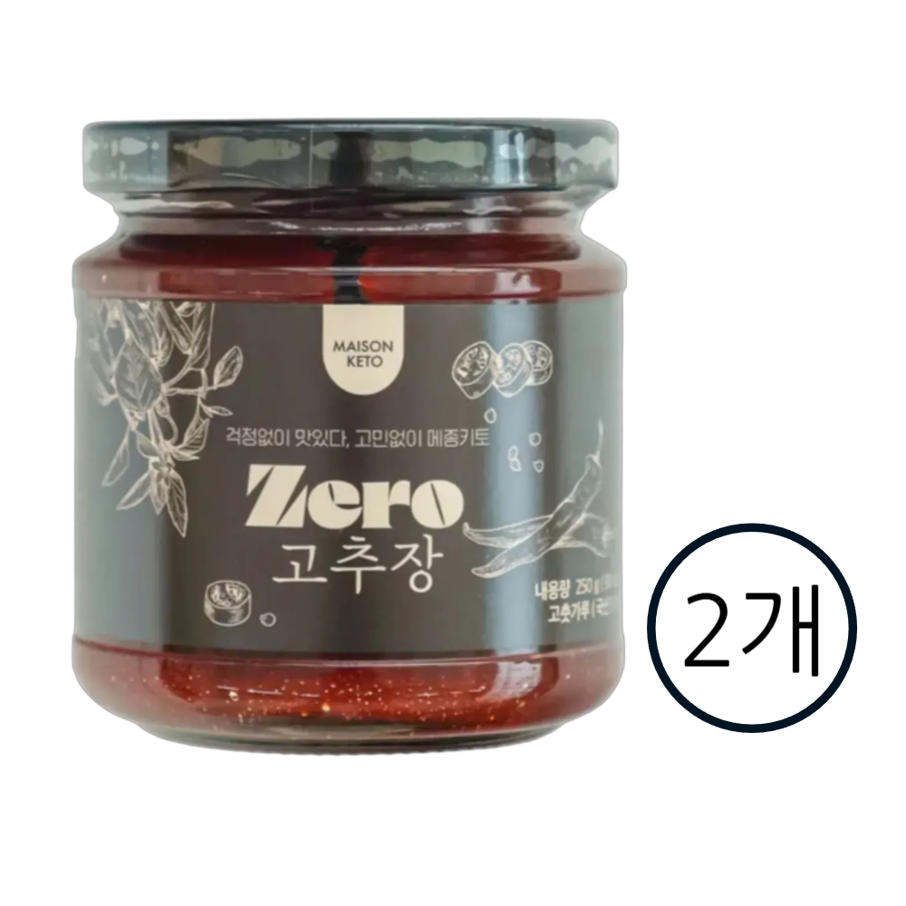 메종키토 제로고추장 250g+250g (저당고추장) : 메종키토