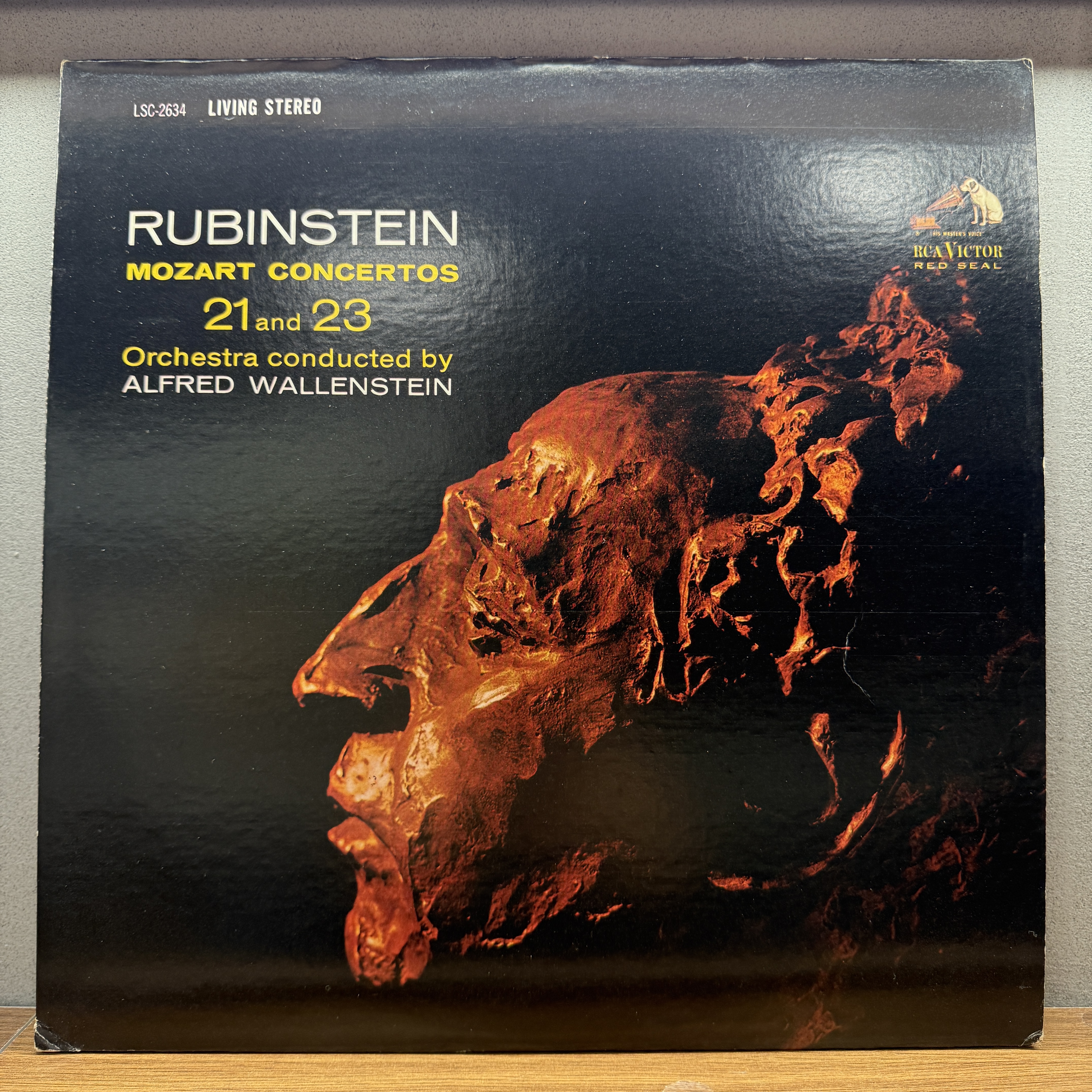 [LP] Rubinstein, Alfred Wallenstein – Mozart Concertos 21 And 23 (1962년 US 리프레스) : 코디드바이닐즈