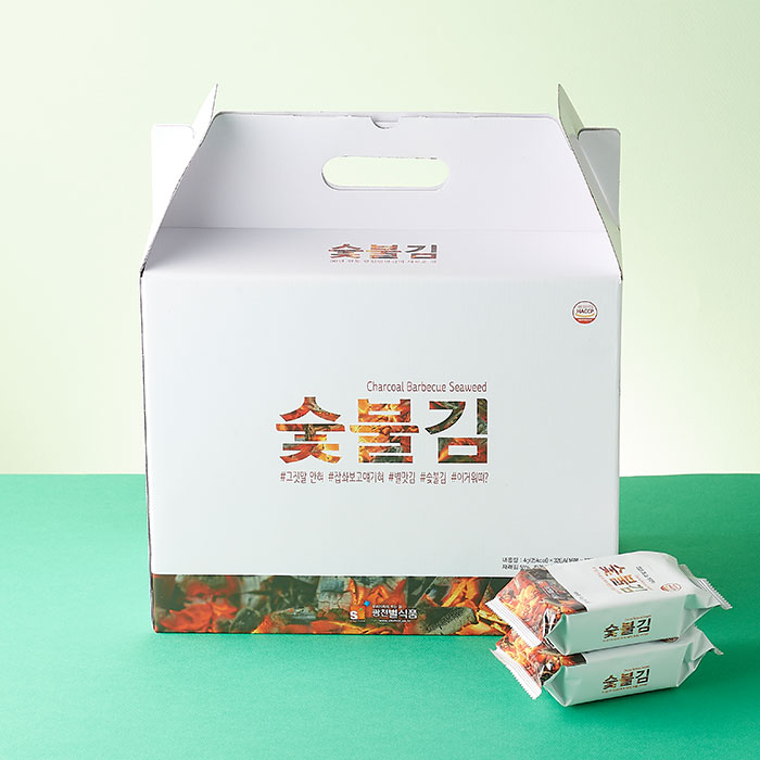 [작심밀도]산지직송 별맛 광천숯불김 도시락김(32봉) : 작심밀도