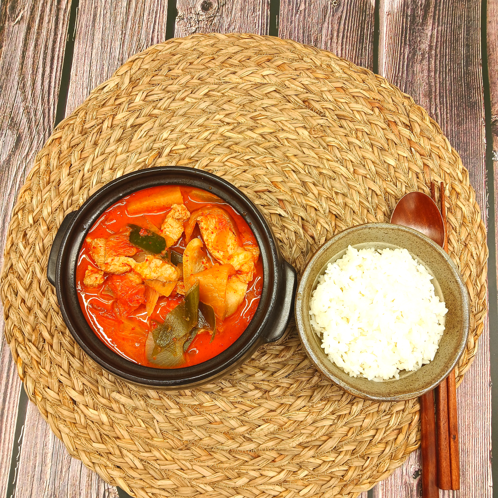 강화순무김치찌개 생고기 캠핑 밀키트 : 강화순무김치찌개