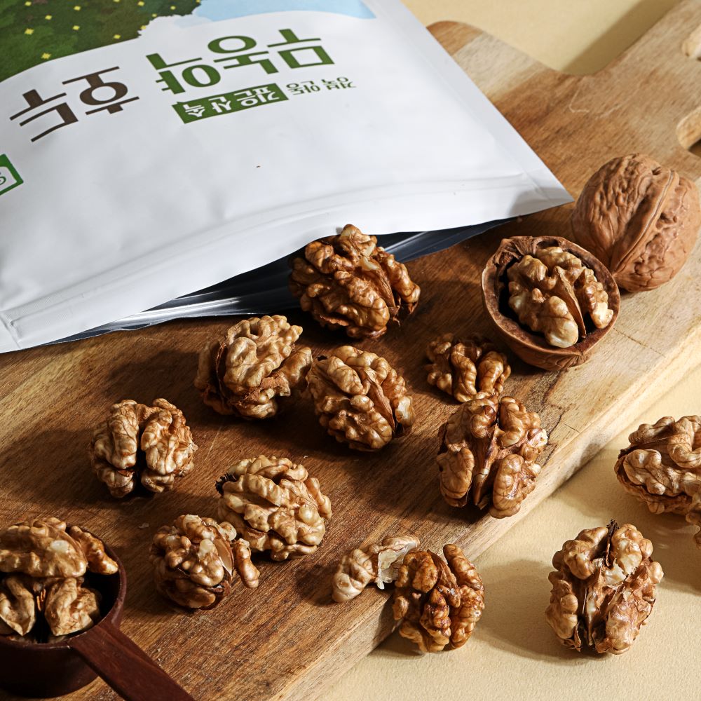 국산 햇 호두 무농약 깐호두 경상북도 안동 250g : 안동 호두명가 대산농원