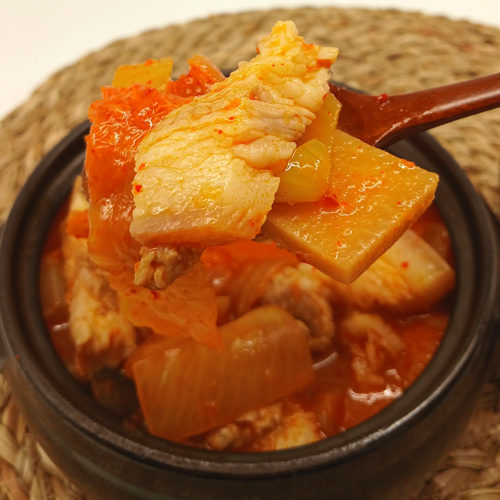 강화순무김치찌개 생고기 캠핑 밀키트 : 강화순무김치찌개