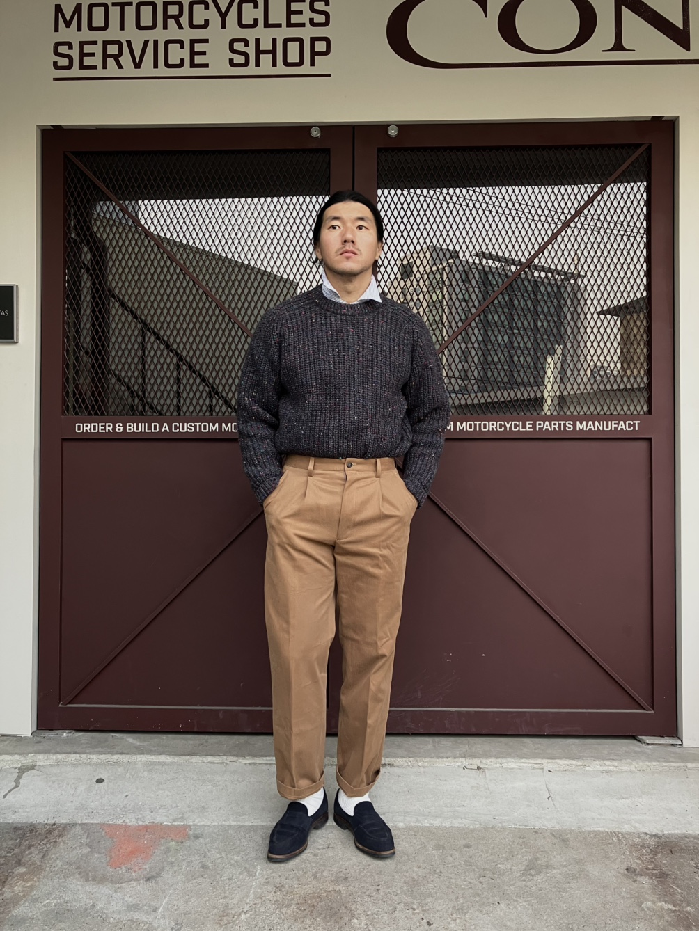 The Suit House One Tuck Classic Trousers 31 : 빈스 가레-지
