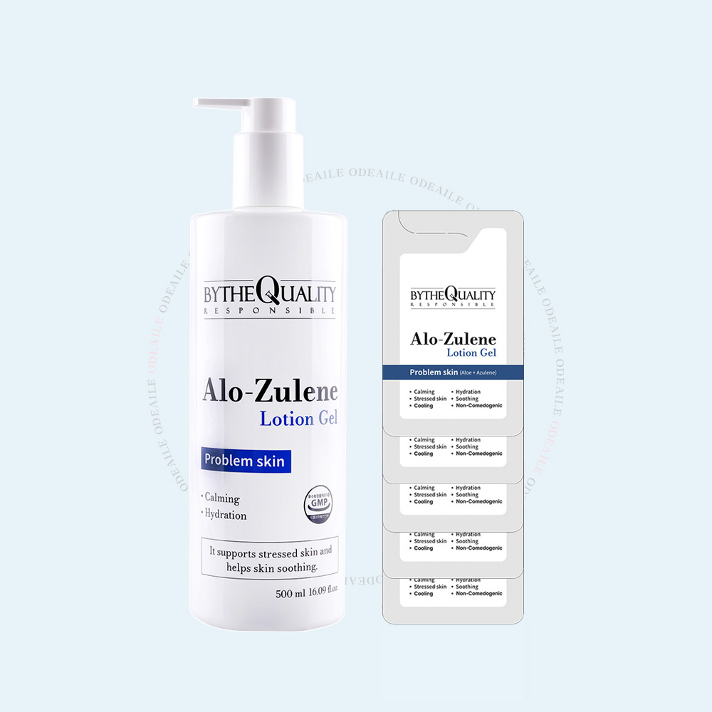 바이더퀄리티 알로줄렌 로션 젤 500ml 피부진정 +고급 샘플패키지 : 오드엘르