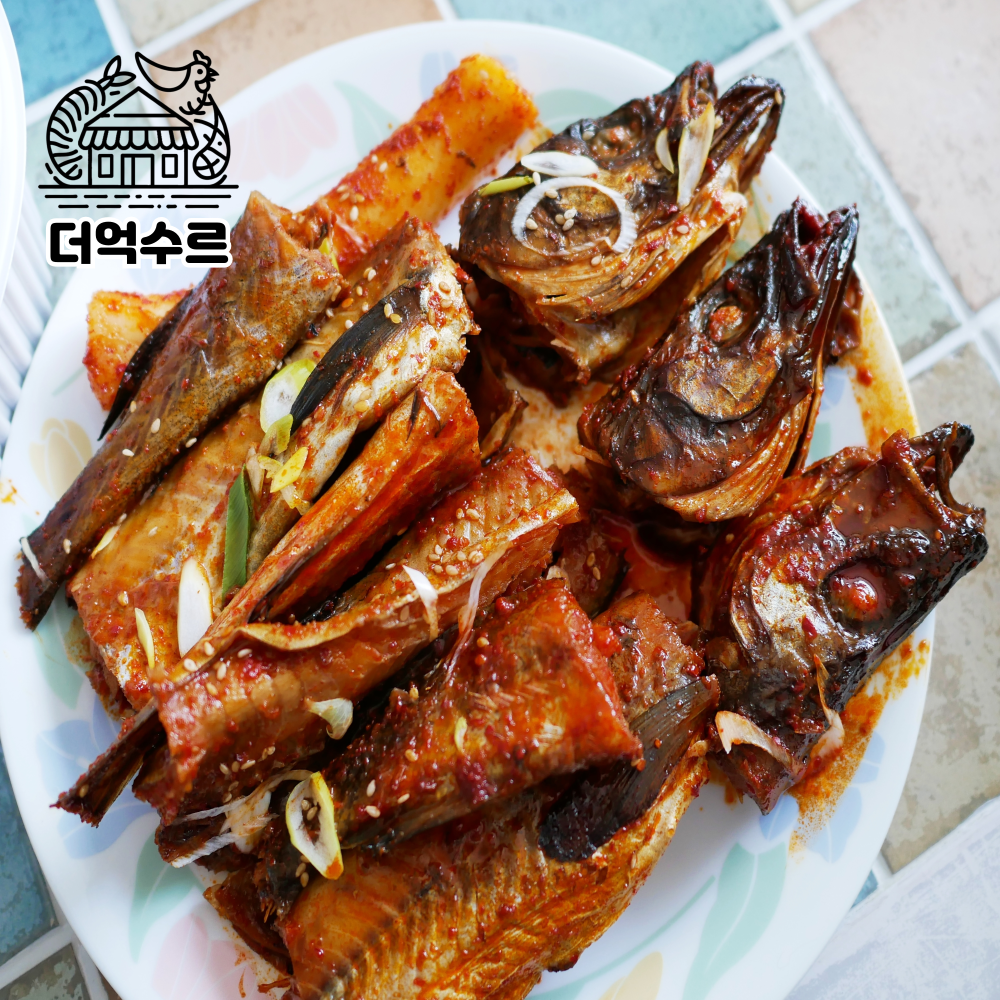 속초 손질 코다리 4미 깔끔코다리 명태 잘 말린 냉동 가정용 반건조생선 : 더억수르