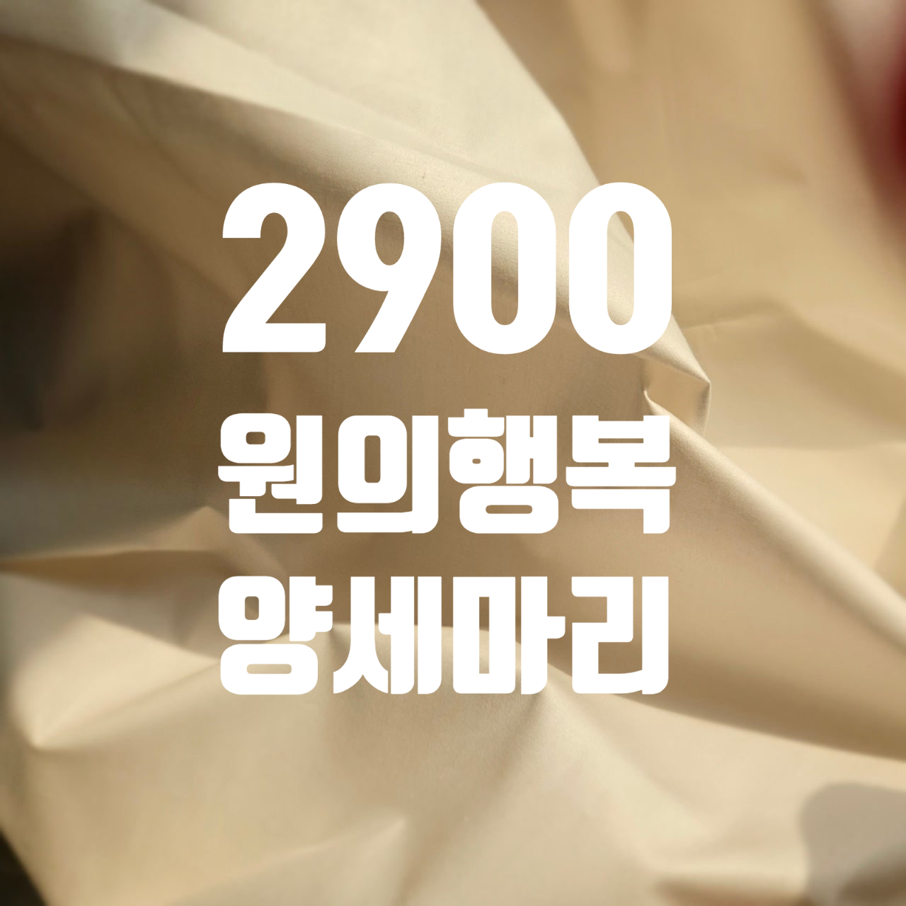 상시추가2900의행복 기간세일 양세마리 기획원단 리미티드세일전 : 양세마리원단