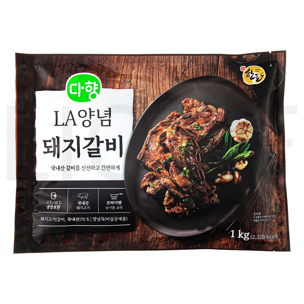 다향 LA양념 돼지갈비 1kg 1개 : SUPER SALE