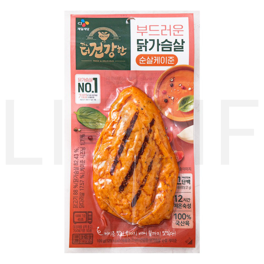 더건강한 부드러운 닭가슴살 순살 케이준 100g 1개 : SUPER SALE