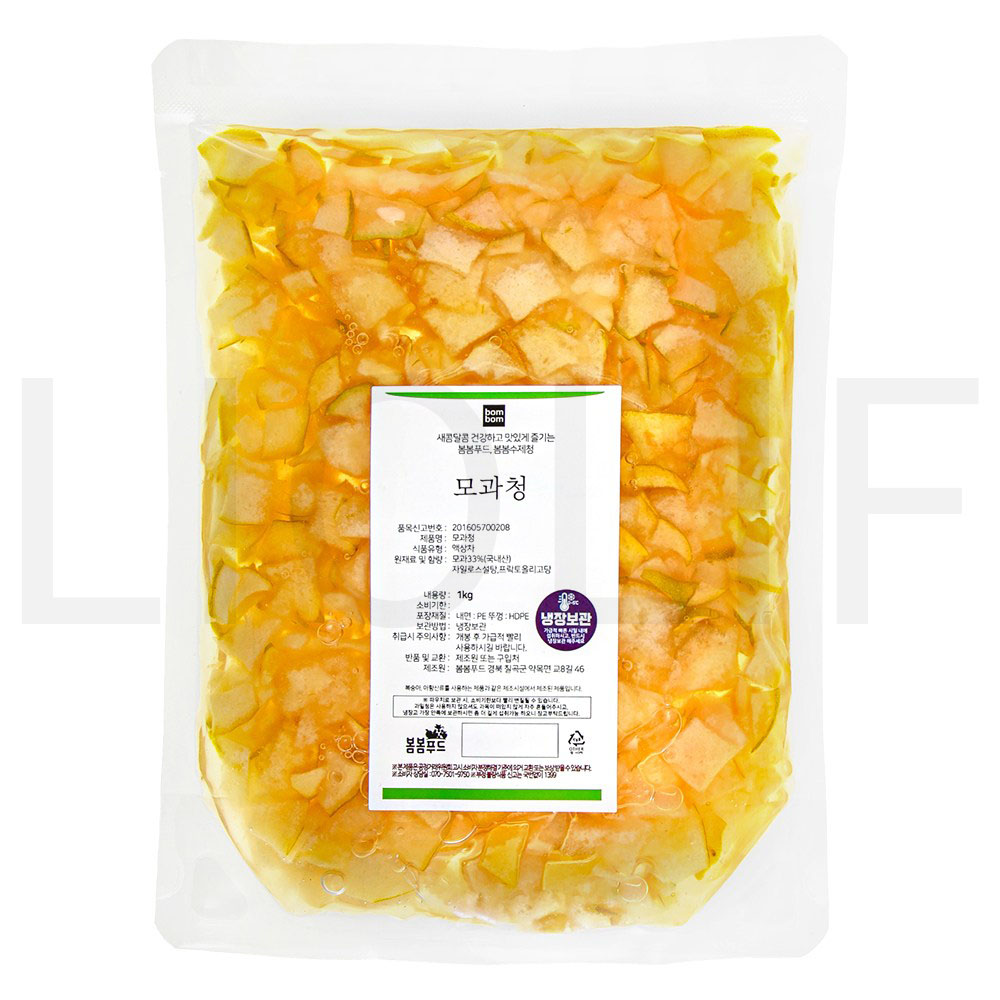 봄봄푸드 수제 모과청 1kg 1개 : SUPER SALE