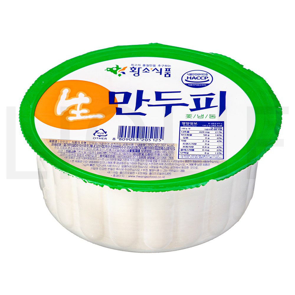 황소식품 생 만두피 (냉동) 850g 1개 : SUPER SALE