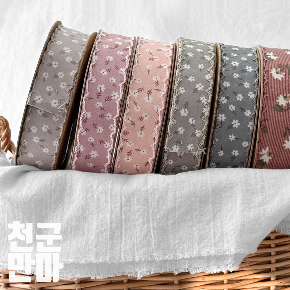 피콧 웰커밍 플라워 리본 테이프 리본 공예 (8870) : 천군만마