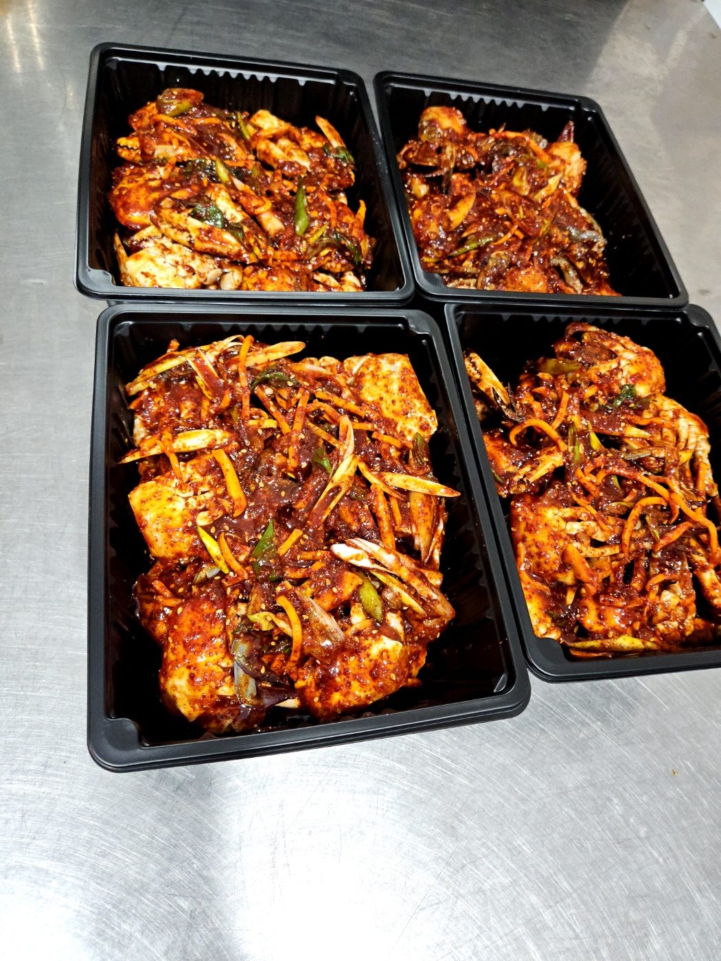 6시내고향 출연 / 백년가게 춘포수산 국산 양념게장 3만원 1.2kg : 익산춘포홍어회무침