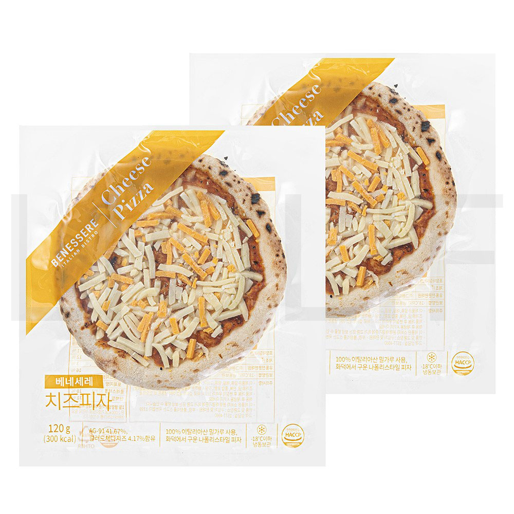 베네세레 치즈피자 (냉동) 120g 2개 : SUPER SALE