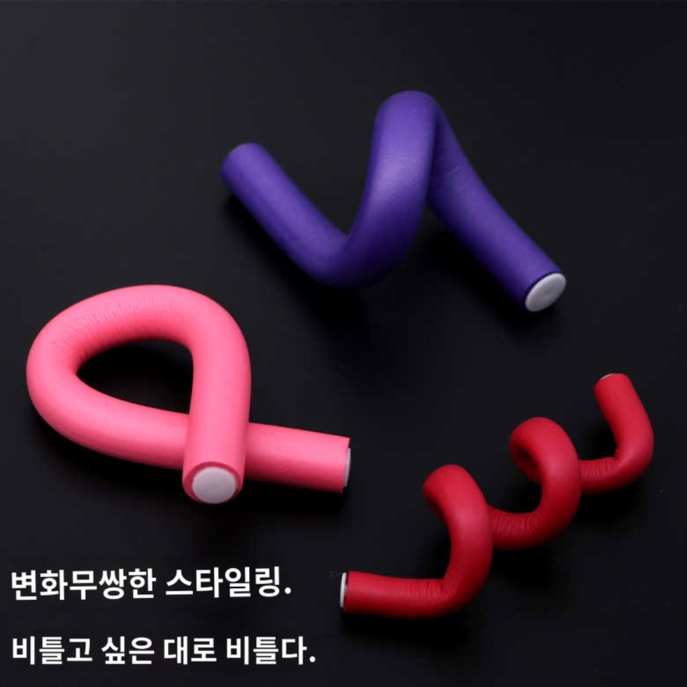 여성컬링로드 헤어폼 실린더 매직 여성용 도구 롤러 헤어 6CM 1 빅롤 10개입 직경 1.6cm 색상랜덤 : 트러스트페리 글로벌2