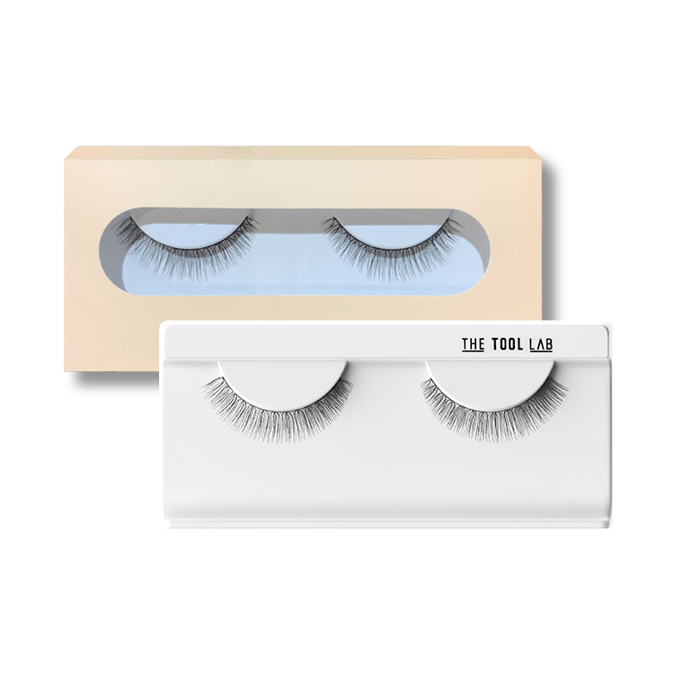 [쉬운밴드래쉬][2팩 2쌍] 더툴랩 스타일래쉬 인조 붙이는 자연스러운 속눈썹 eyelash : 더툴랩