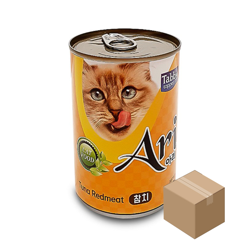 아리 고양이캔 대용량 참치, 400g, 12개 : 바른펫