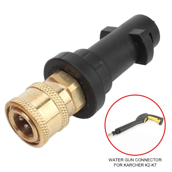 Karcher K K2 K3 K4 K5 K6 K7 용 인터페이스 고압 청소 건 커넥터, 퀵 어댑터 폼 포트, 12mm, 0.47 인치 : 바이셀써리에이트