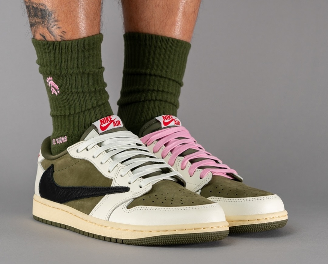 [나이키] Jordan 1 x Travis Scott Retro Low OG SP Reverse Olive 조던 1 x 트래비스 스캇 레트로 로우 OG SP 리버스 올리브 : THEGUYS