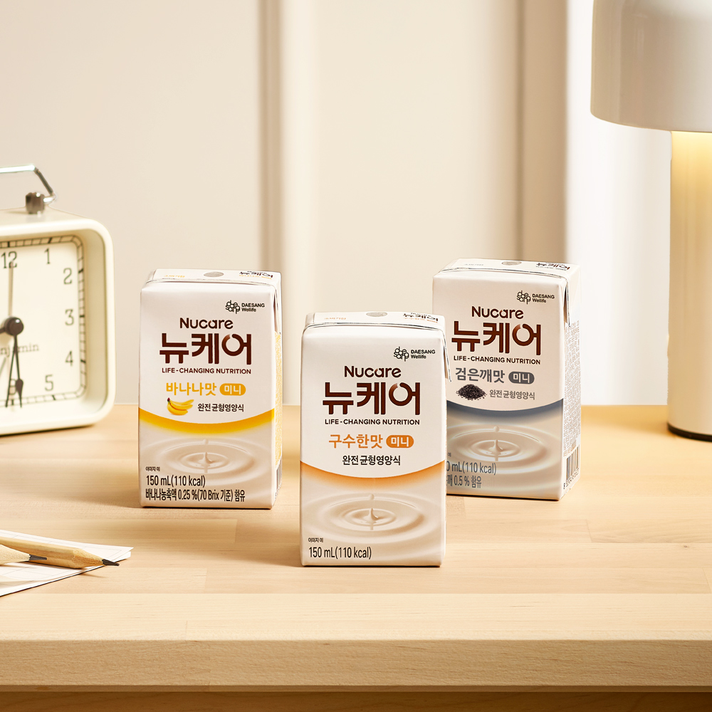 뉴케어 미니시리즈 3종 (구수한맛 +검은깨 +바나나) 150ml, 72개 : 대상웰라이프 본사쇼핑몰