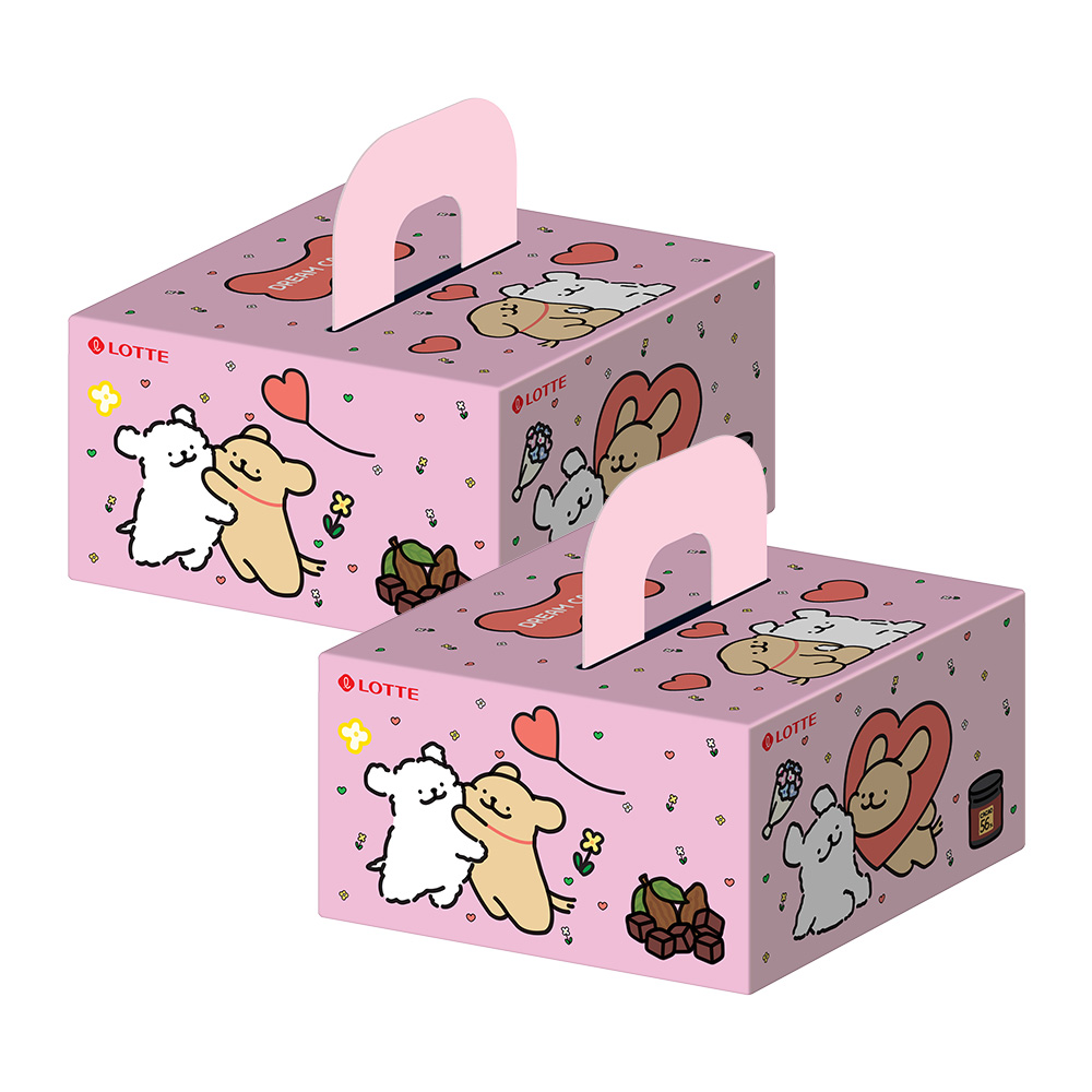 롯데웰푸드 몰티즈 X 드림카카오 기획팩 344g (56% x 4입) x 2개 : 롯데제과스토어