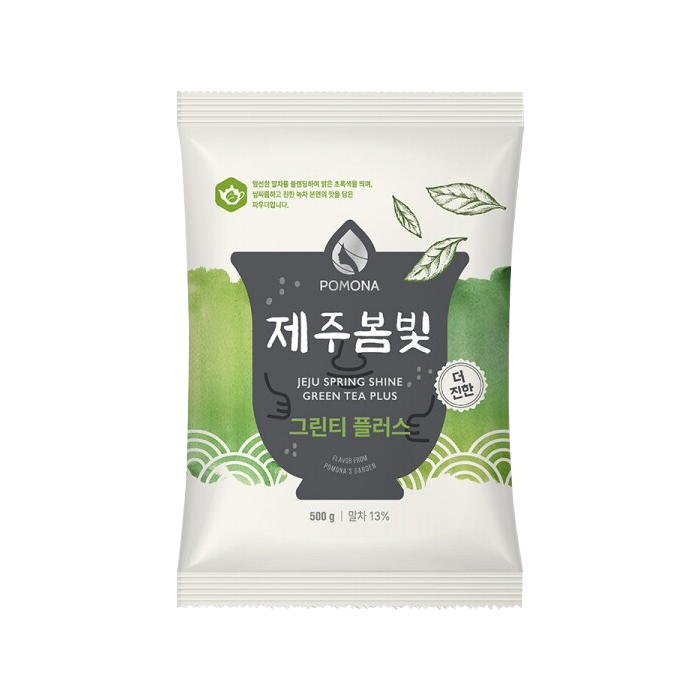 포모나 제주봄빛 그린티 플러스 파우더 500g 녹차 말차 : 커피공장517