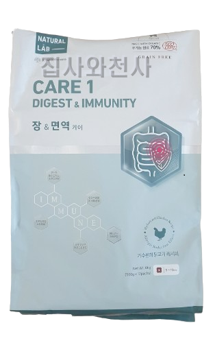 네츄럴랩 캣 케어1 2kg : 집사와 천사