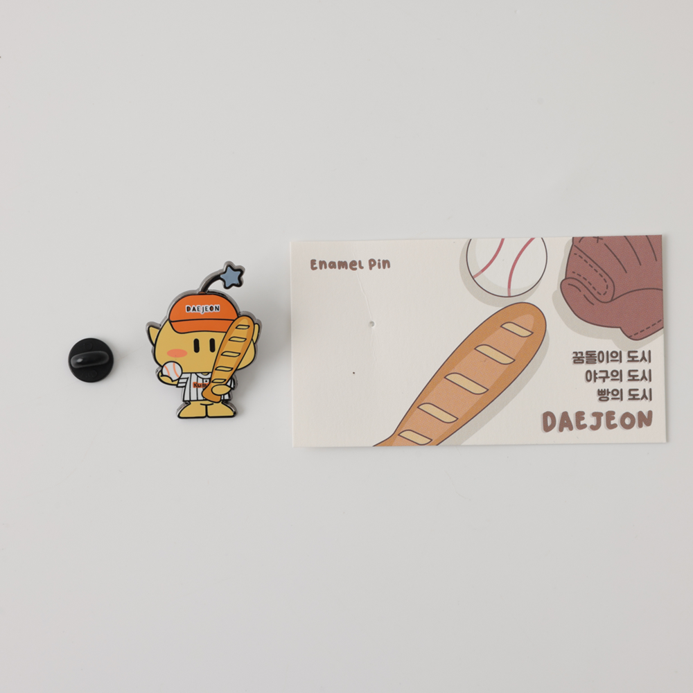 꿈돌이 야구 에나멜 뱃지 : 진DoL