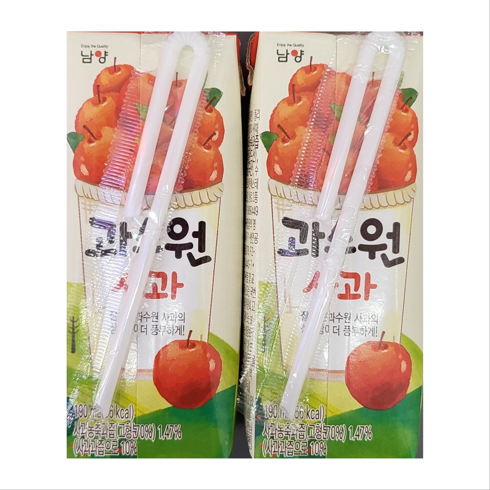 과수원 사과 190ml, 48개 : 마라의잡화점