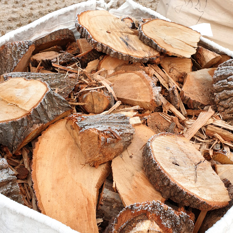 참나무장작 못난이 장작 15kg 자투리 화목 난로용 캠핑용 : 서경하우스
