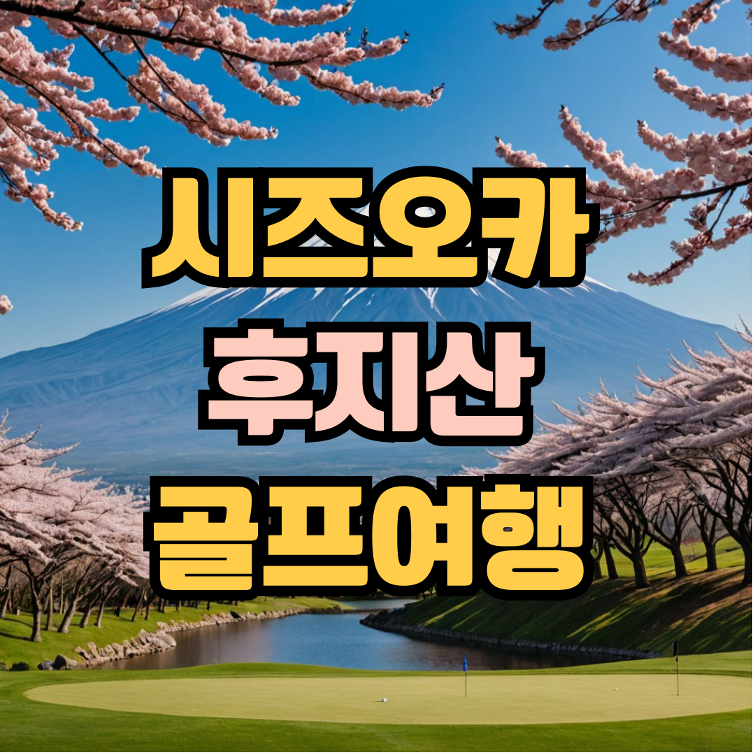 일본 시즈오카 골프 2박3일 여행 2인 후지산 : 골프 디데이트립