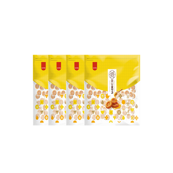 삼립 미니 꿀약과 1kg x 4봉 : 비아이푸드